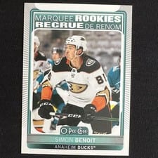 2021 Upper Deck O Pee Chee Update Simon Benoit #643 card