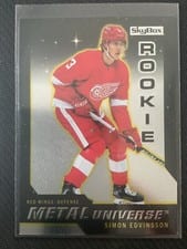 2023-24 SkyBox Metal Universe 2008-09 Rookie Retros Simon Edvinsson #R-5 card