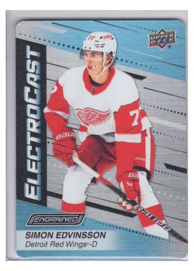 2023-24 Upper Deck Engrained ElectroCast Metal Simon Edvinsson #EC-2 card
