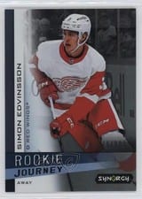 2023-24 Upper Deck Synergy Rookie Journey Away Simon Edvinsson #RJ-5 card