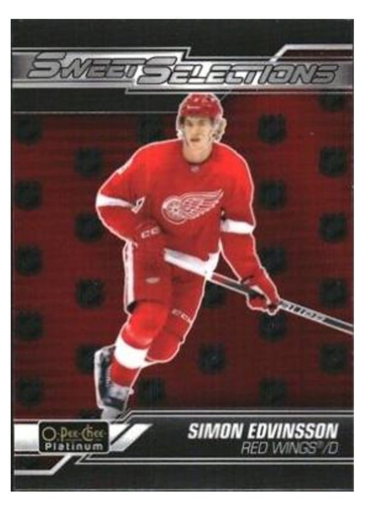 2024-25 O-Pee-Chee Platinum 2023-24 O-Pee-Chee Platinum Update I: Sweet Selections Rainbow Autos Simon Edvinsson #SS-5 card
