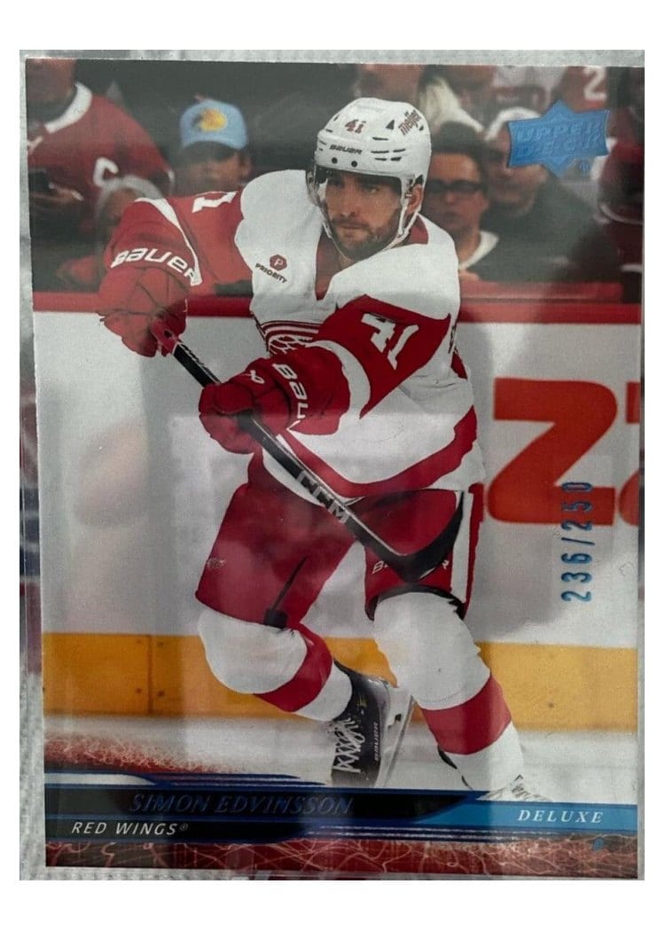 2024-25 Upper Deck Base Set Simon Edvinsson #306 card