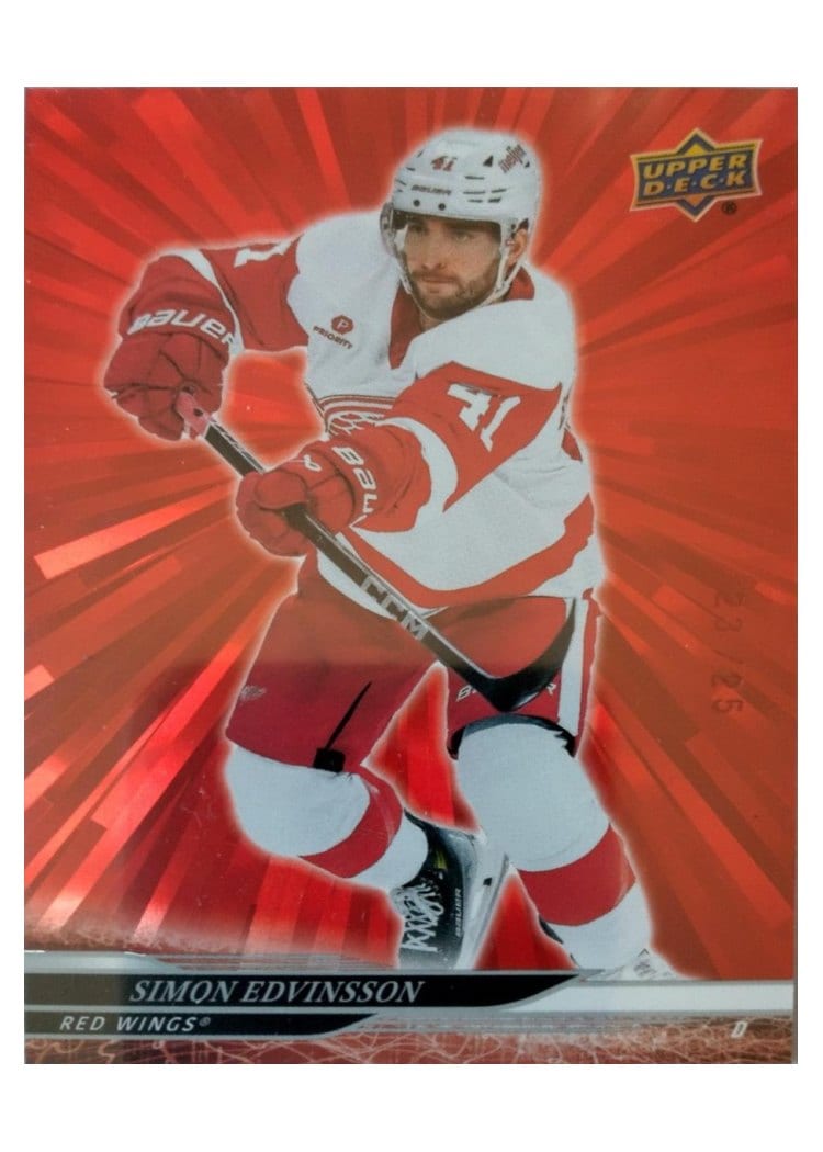 2024-25 Upper Deck Base Set Simon Edvinsson #306 card