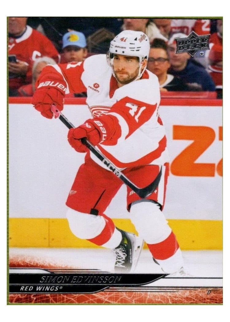 2024-25 Upper Deck Base Set Simon Edvinsson #306 card