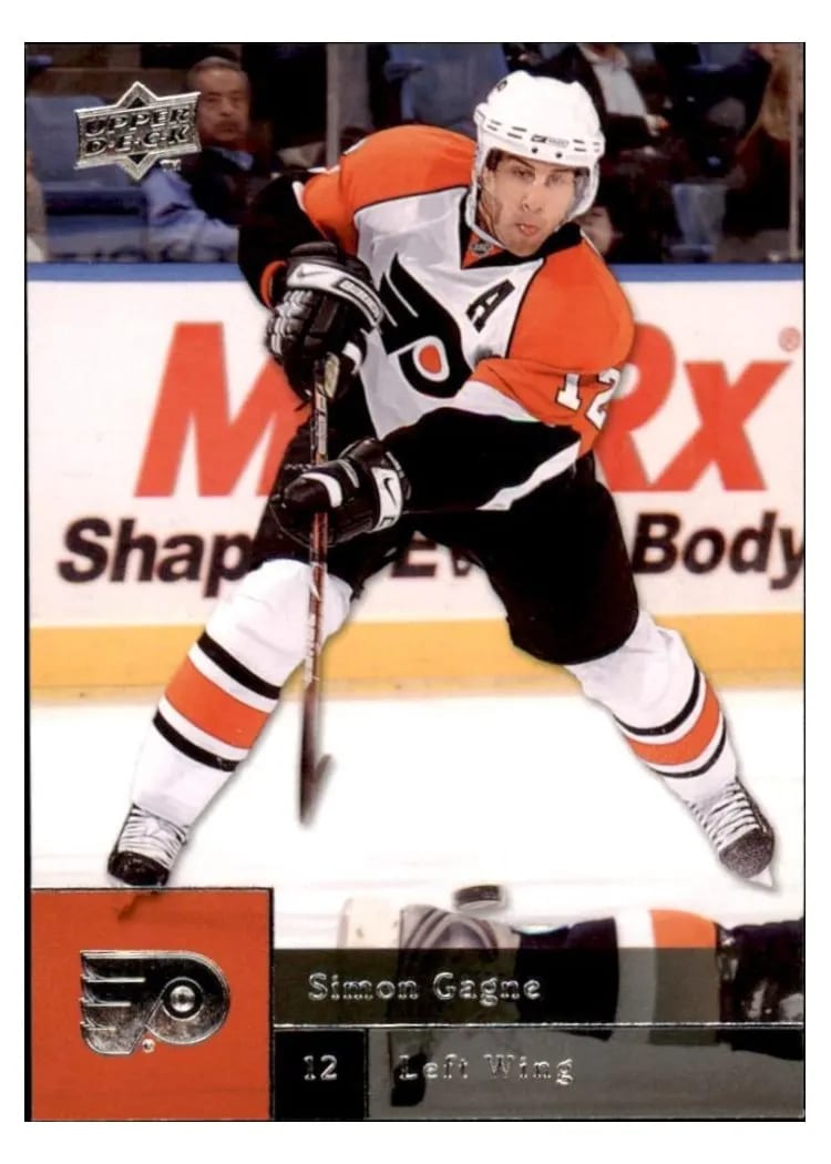 2009 Upper Deck Simon Gagne #39 card