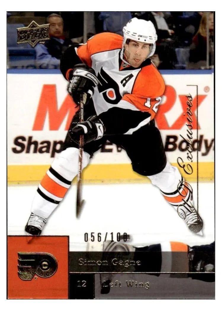 2009 Upper Deck Simon Gagne #39 card