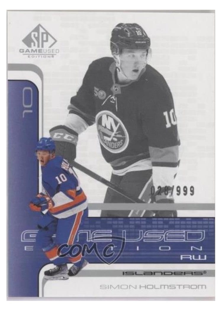 2022-23 SP Game Used 2001-02 Retro - Rookies Simon Holmstrom #R-67 card