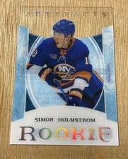 2023-24 Upper Deck Artifacts 2022-23 Update - Clear Cut Rookies Simon Holmstrom #219 card