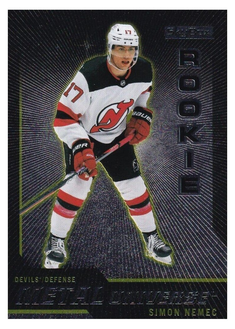 2023-24 SkyBox Metal Universe 2008-09 Rookie Retros Simon Nemec #R-47 card