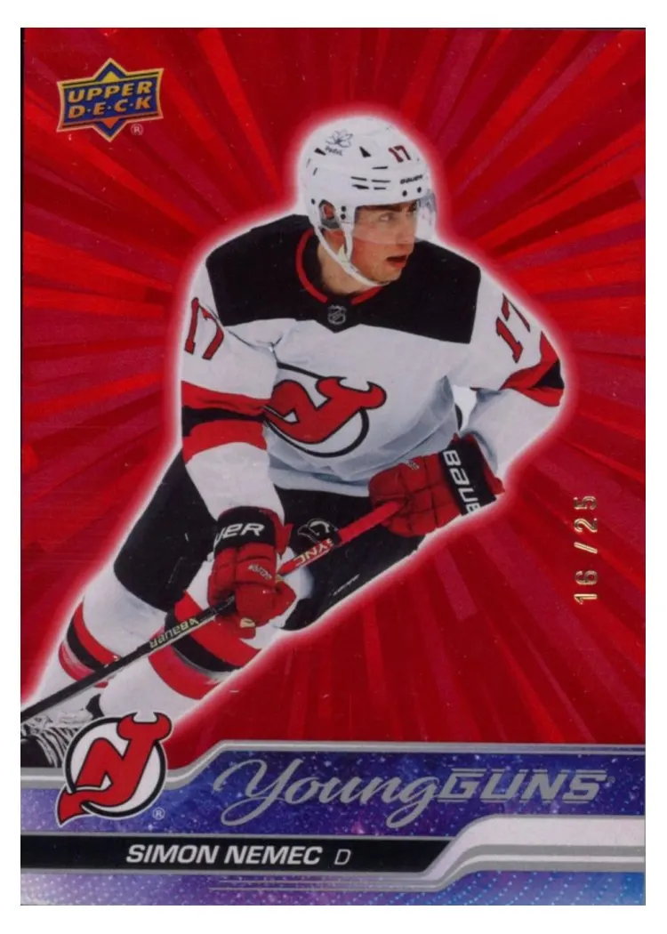 2023 Upper Deck Simon Nemec #727 card