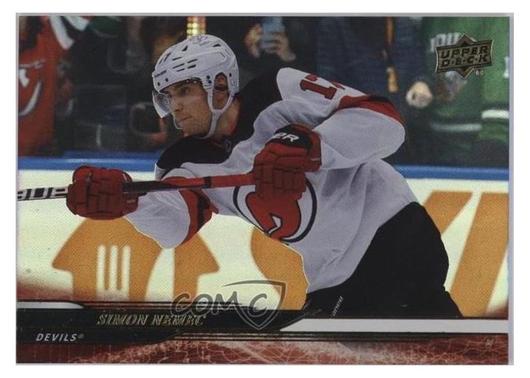 2024-25 Upper Deck Base Set Simon Nemec Silver Foil #111 card