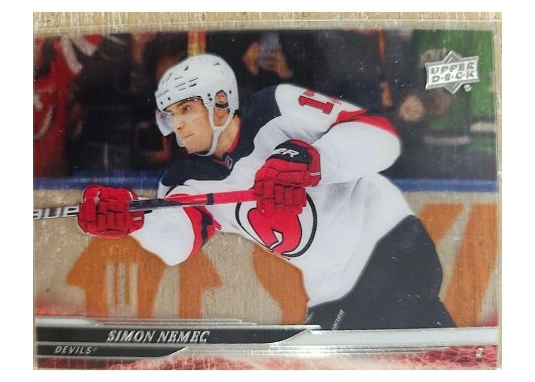 2024-25 Upper Deck Base Set Simon Nemec #111 card