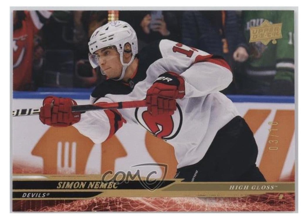 2024-25 Upper Deck Base Set Simon Nemec #111 card