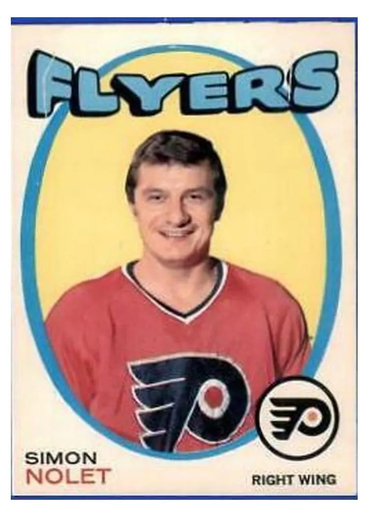 1971 O-Pee-Chee Simon Nolet #206 card