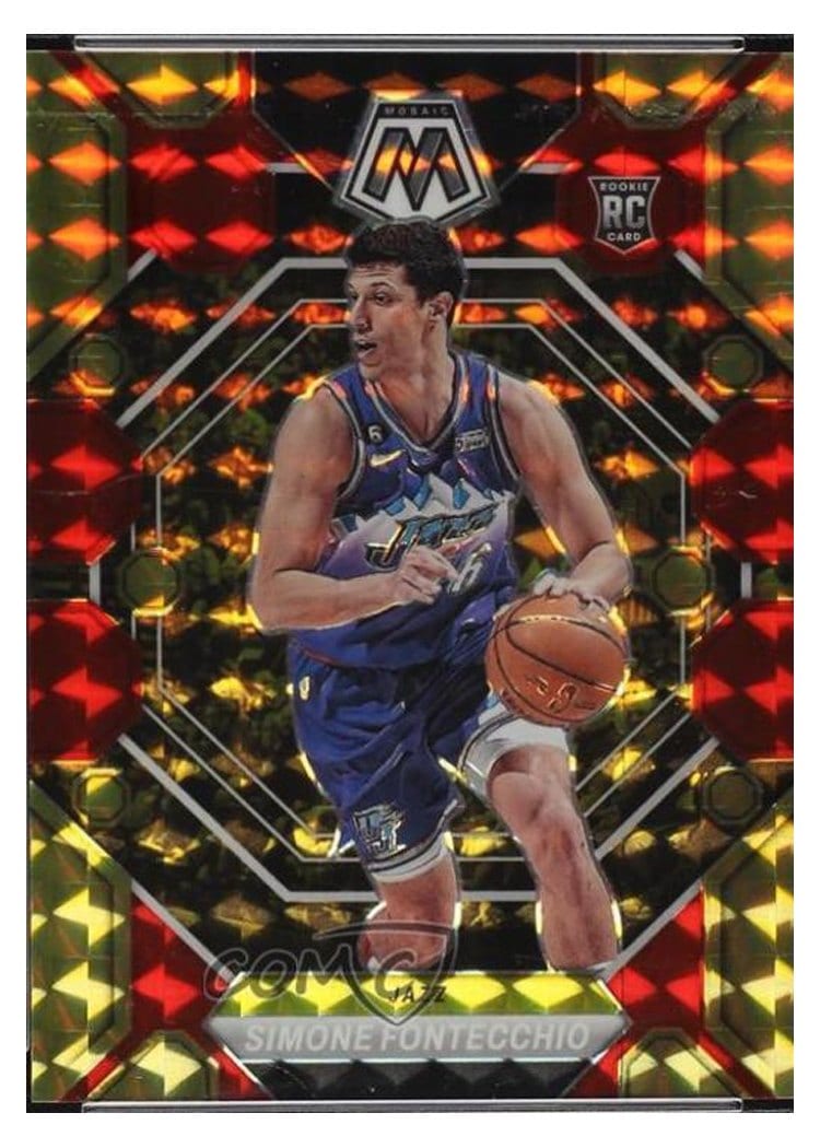 2022-23 Panini Mosaic Base Set Simone Fontecchio #232 card