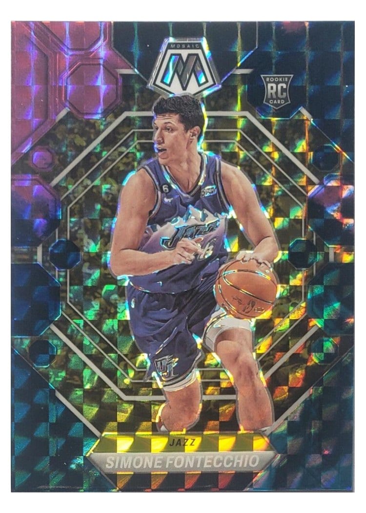 2022-23 Panini Mosaic Base Set Simone Fontecchio #232 card