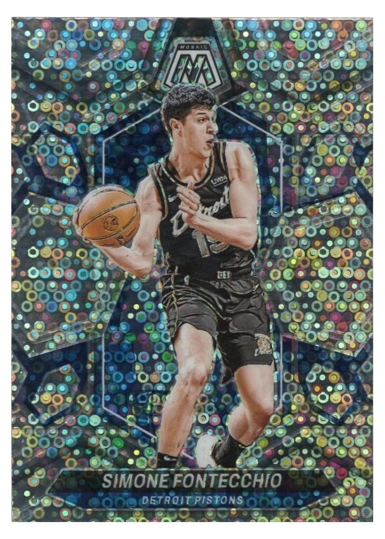 2023-24 Panini Mosaic Base Set Simone Fontecchio #133 card