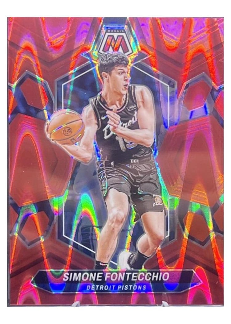 2023-24 Panini Mosaic Base Set Simone Fontecchio #133 card