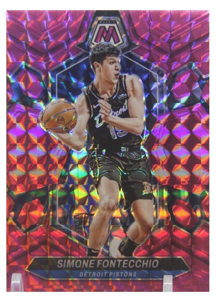 2023-24 Panini Mosaic Base Set Simone Fontecchio #133 card