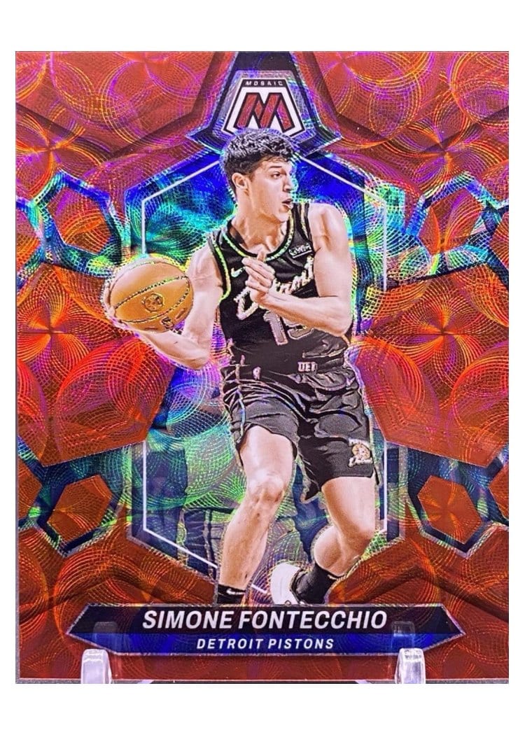 2023-24 Panini Mosaic Base Set Simone Fontecchio #133 card