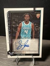 2025-26 Topps Flagship Real One Rookie Autographs Sion James #TFRR-SJ card