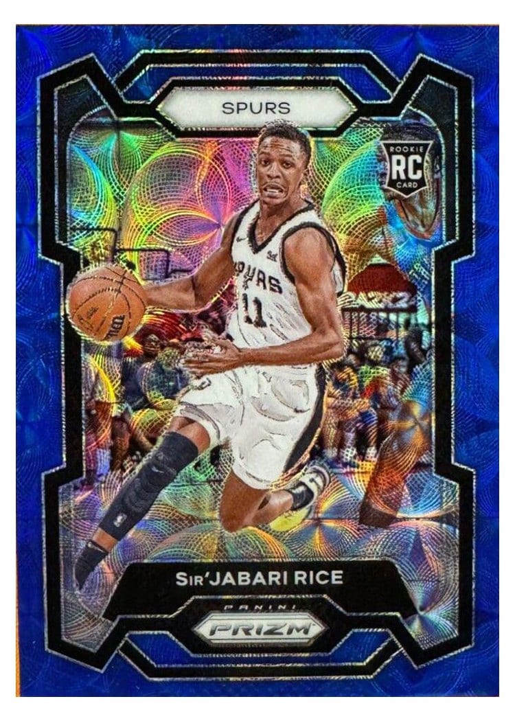 2023-24 Panini Prizm Base Set Sir'Jabari Rice Choice Blue #299 card
