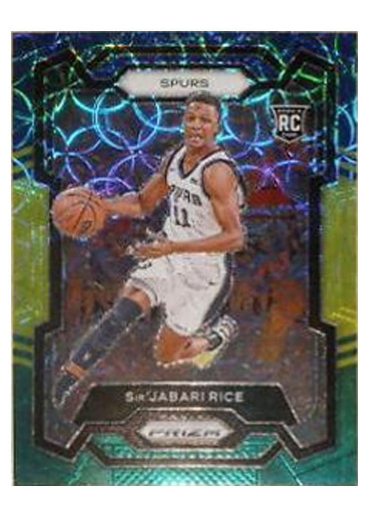 2023-24 Panini Prizm Base Set Sir'Jabari Rice Choice Blue Yellow Green #299 card