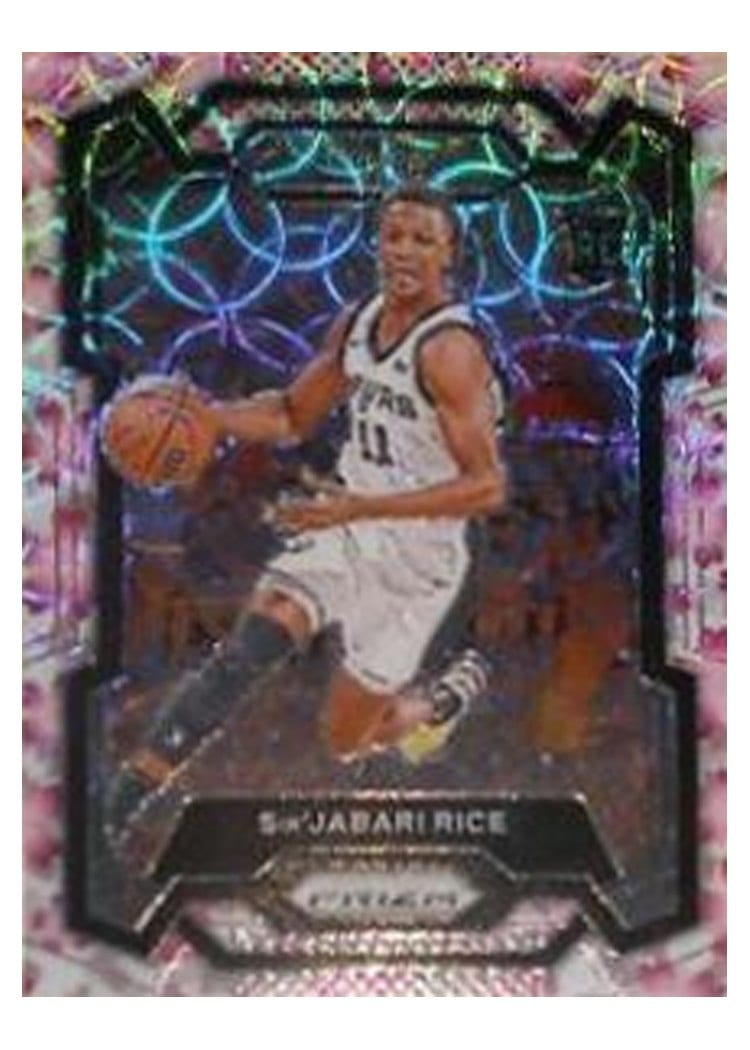 2023-24 Panini Prizm Base Set Sir'Jabari Rice Choice Cherry Blossom #299 card