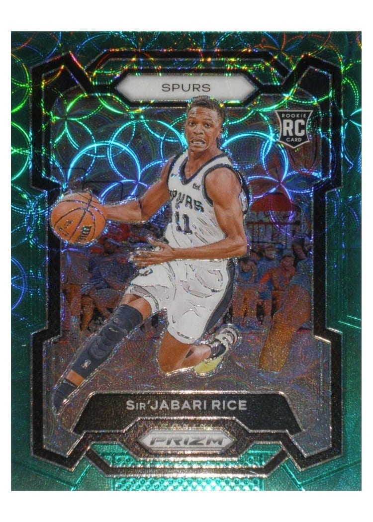 2023-24 Panini Prizm Base Set Sir'Jabari Rice Choice Green #299 card