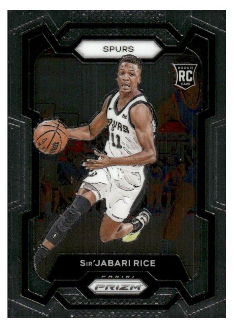 2023-24 Panini Prizm Base Set Sir'Jabari Rice Gold Sparkle #299 card