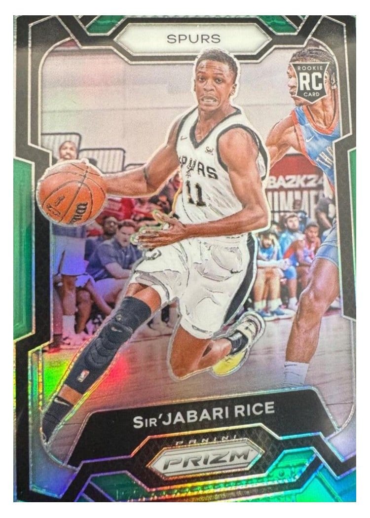 2023-24 Panini Prizm Base Set Sir'Jabari Rice Green #299 card