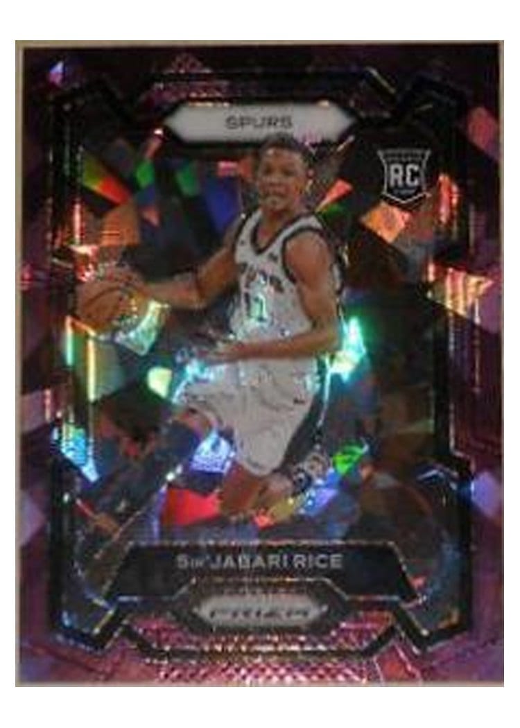 2023-24 Panini Prizm Base Set Sir'Jabari Rice Purple Ice #299 card