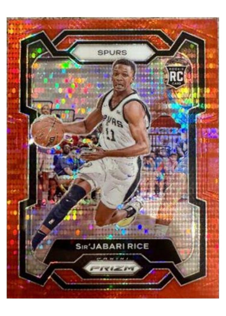 2023-24 Panini Prizm Base Set Sir'Jabari Rice Red #299 card