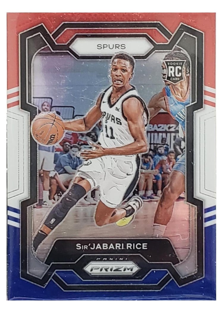 2023-24 Panini Prizm Base Set Sir'Jabari Rice Red White Blue #299 card