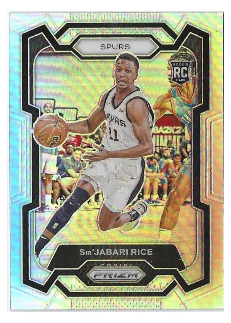 2023-24 Panini Prizm Base Set Sir'Jabari Rice Silver #299 card