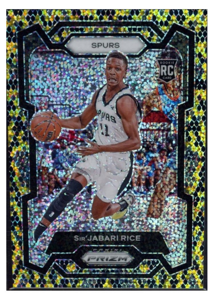 2023-24 Panini Prizm Base Set Sir'Jabari Rice King Snake #299 card