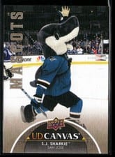 2021-22 Upper Deck UD Canvas SJ Sharkie #C413 card