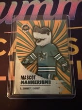 2026 Upper Deck National Hockey Card Day Mascot Mannerisms SJ Sharkie #M-2 card