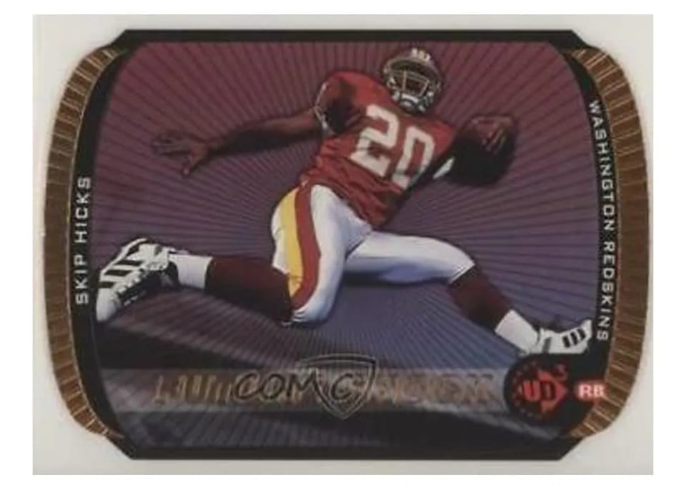 1998 Upper Deck UD3 Skip Hicks Die Cut #26 card