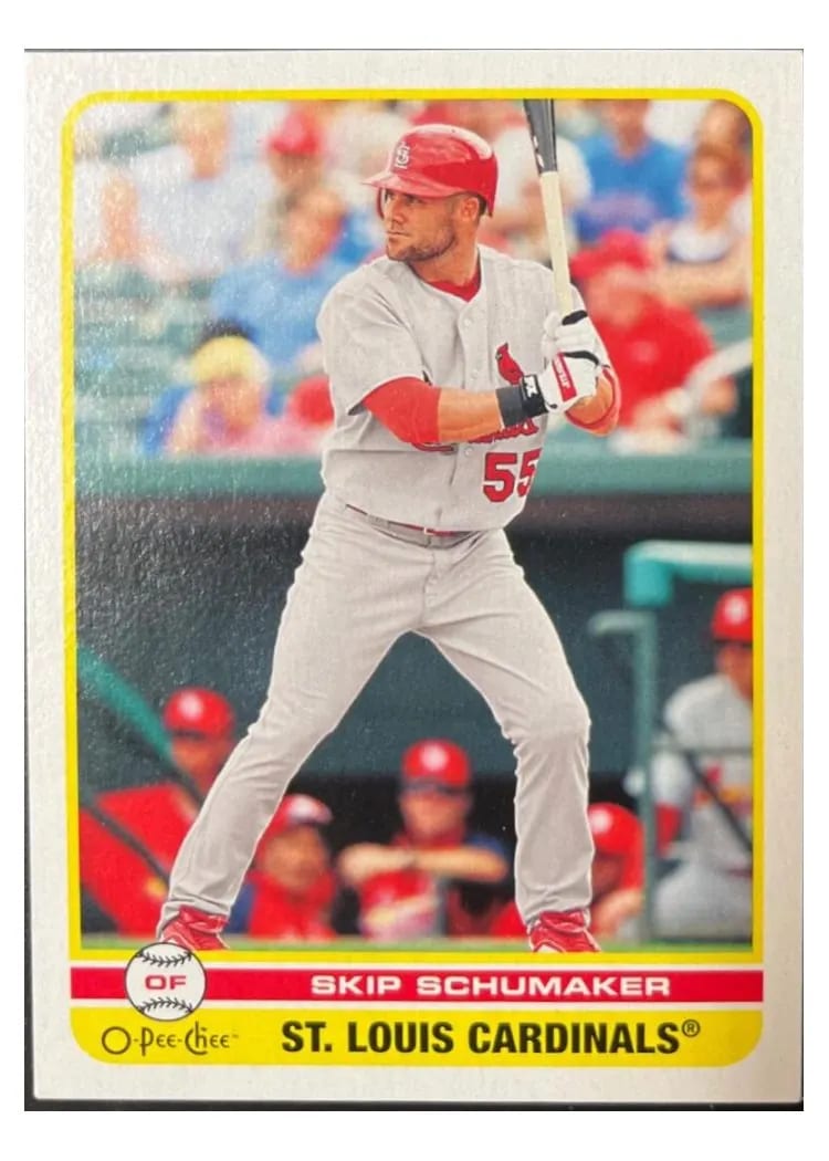 2009 Upper Deck O Pee Chee Skip Schumaker #221 card