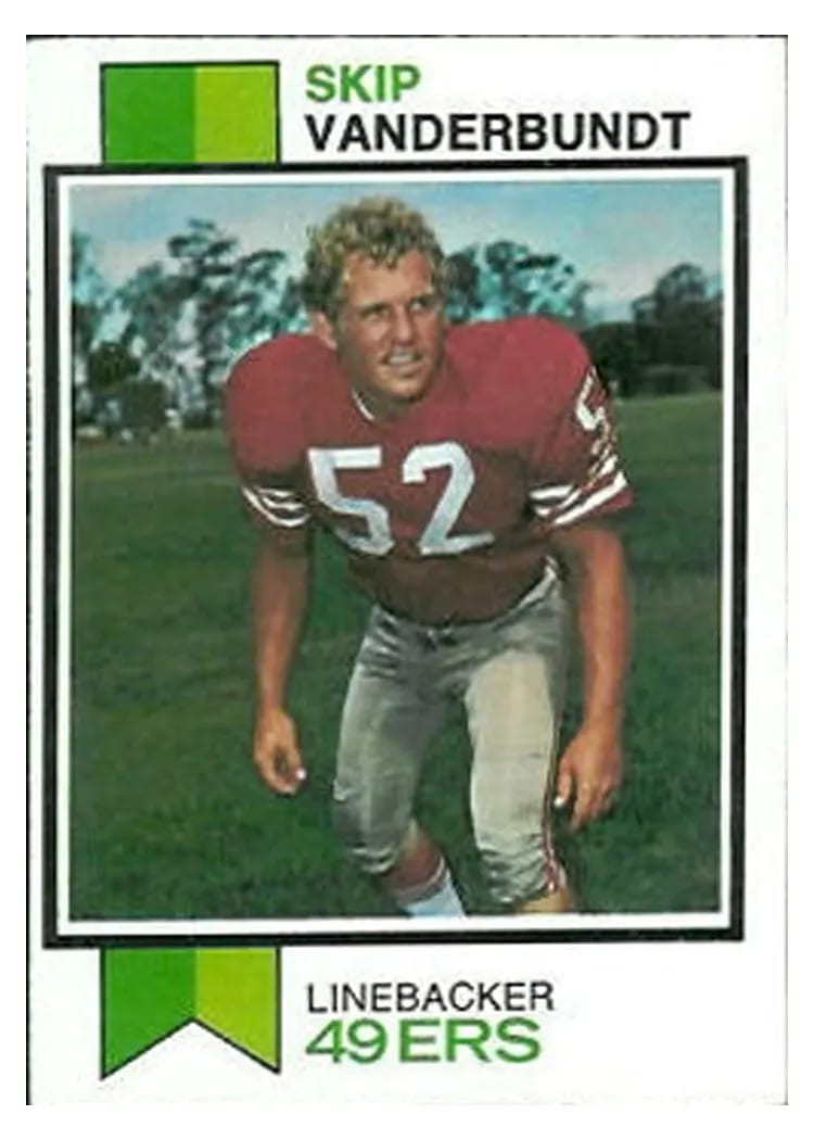 1973 Topps Skip Vanderbundt #527 card