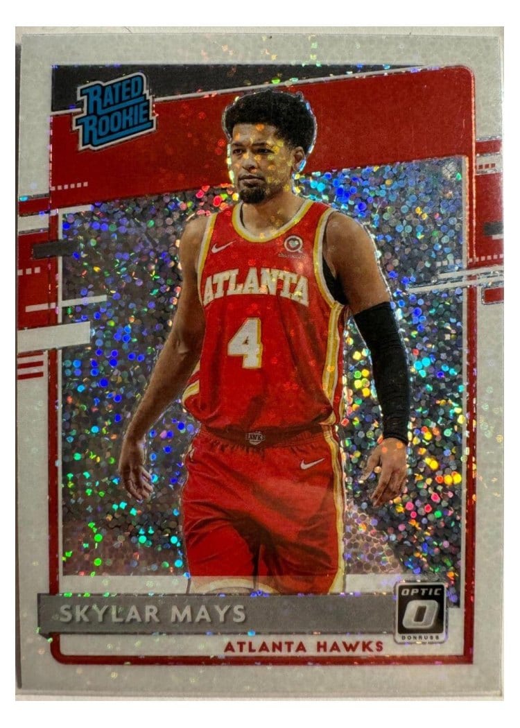 2020-21 Donruss Optic Base Set Skylar Mays White Sparkle #196 card