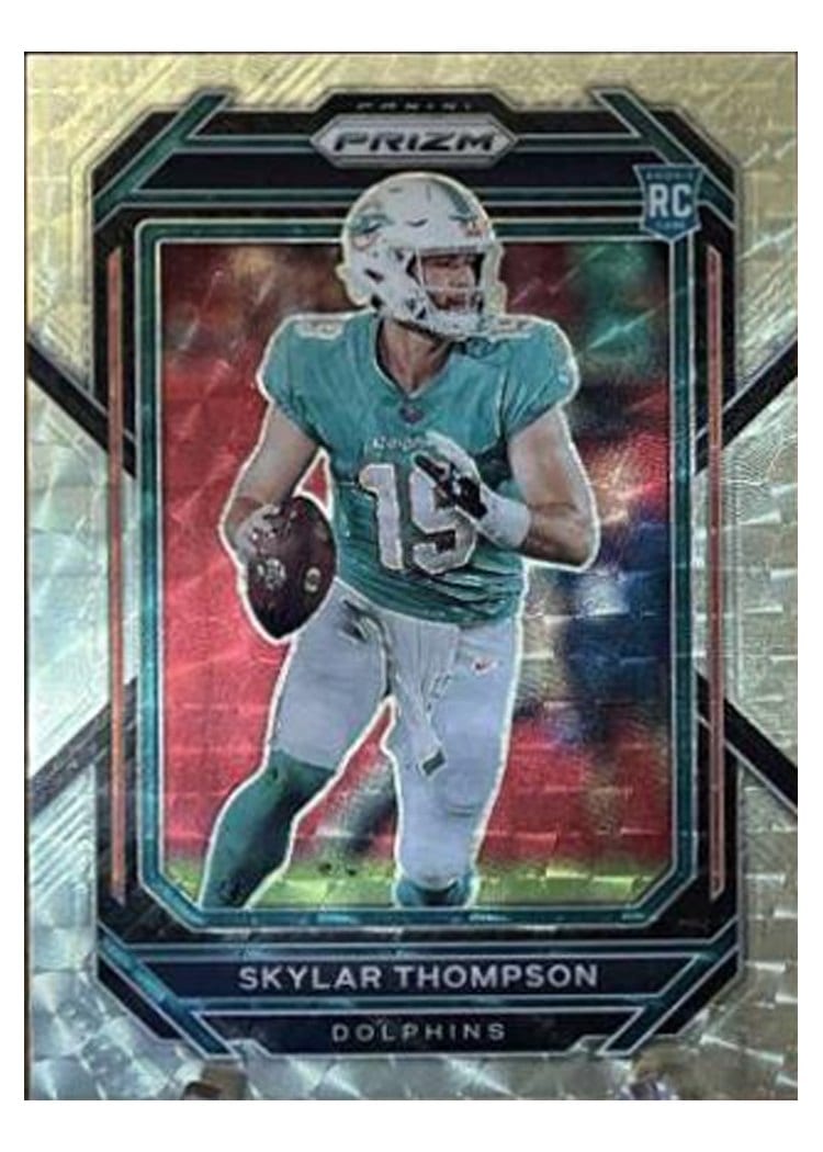 2022 Panini Prizm Base Set Skylar Thompson Gold Vinyl #354