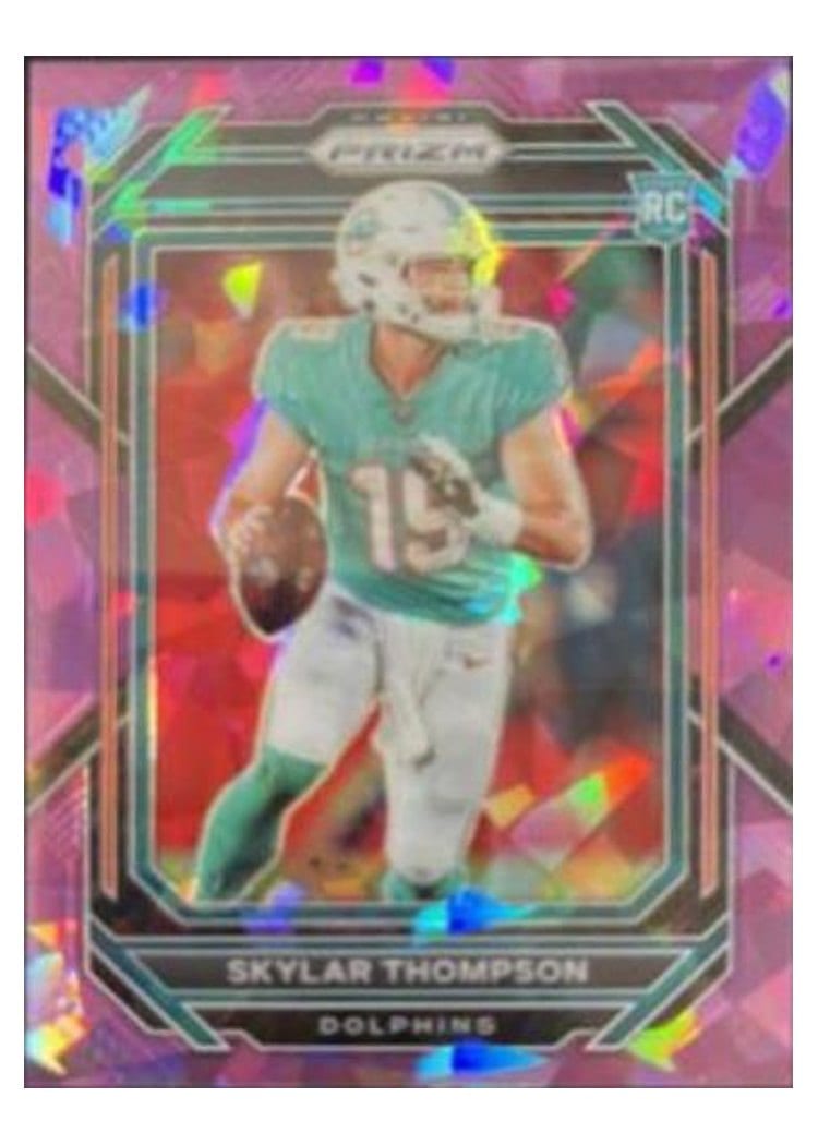 2022 Panini Prizm Base Set Skylar Thompson Purple Ice #354 card
