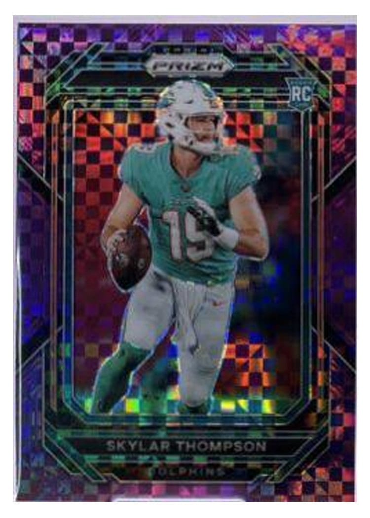 2022 Panini Prizm Base Set Skylar Thompson #354 card