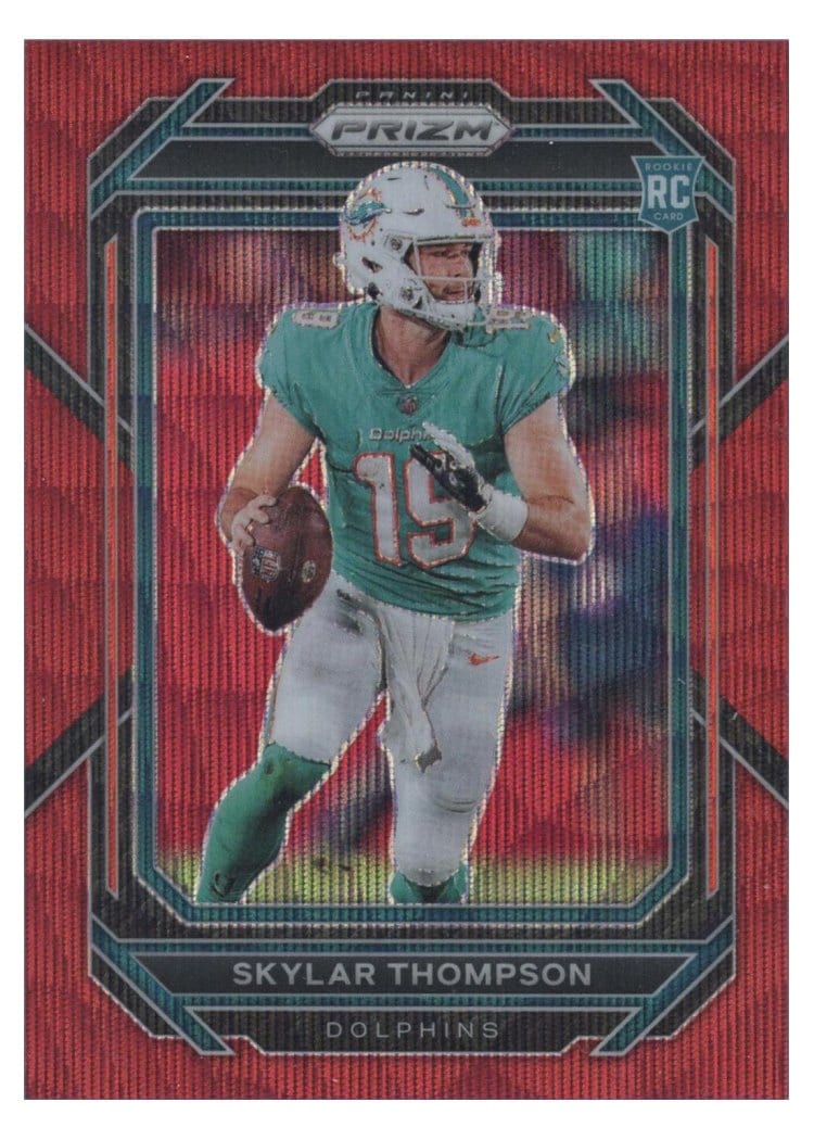 2022 Panini Prizm Base Set Skylar Thompson Red #354 card