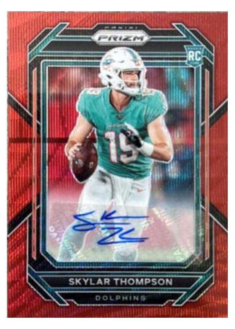 2022 Panini Prizm Base Set Skylar Thompson #354 card