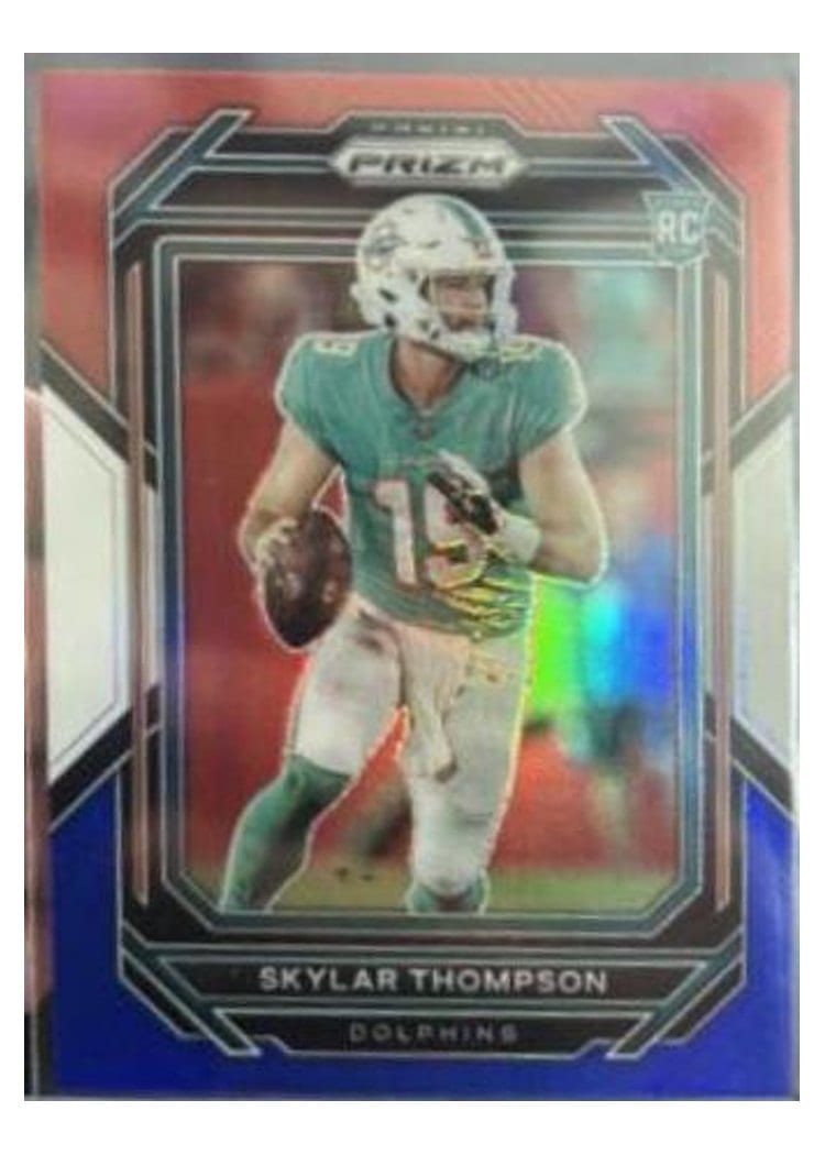 2022 Panini Prizm Base Set Skylar Thompson Red White Blue #354 card
