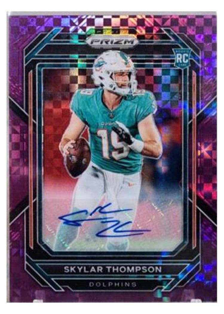 2022 Panini Prizm Base Set Skylar Thompson #354 card