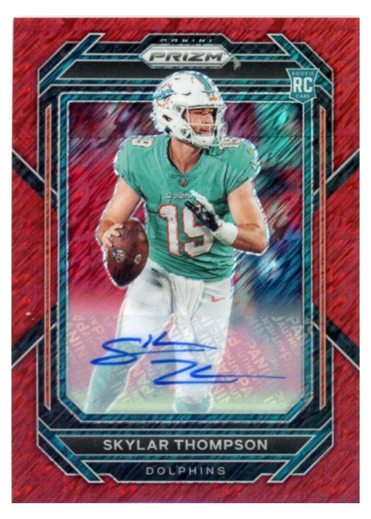 2022 Panini Prizm Base Set Skylar Thompson #354 card